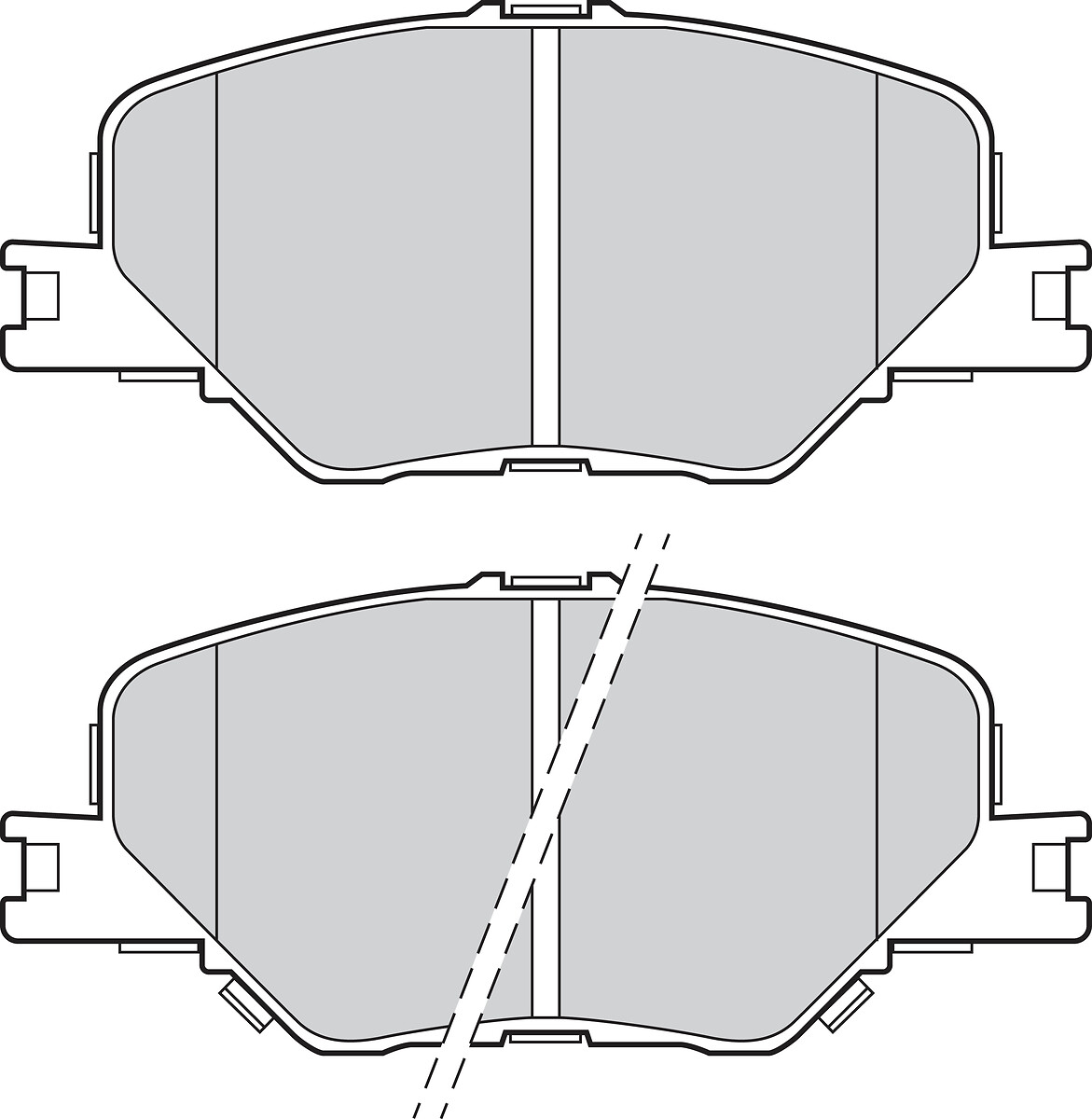 Jeu de 4 plaquettes de frein VALEO ref. 302885